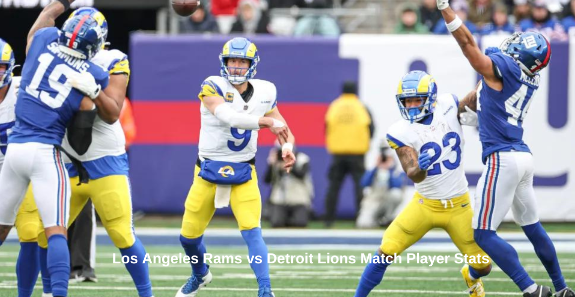 Los Angeles Rams vs Detroit Lions Match Player Stats