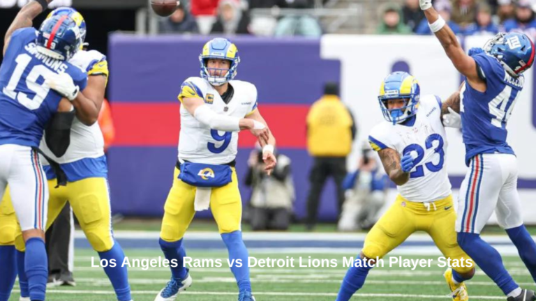 Los Angeles Rams vs Detroit Lions Match Player Stats